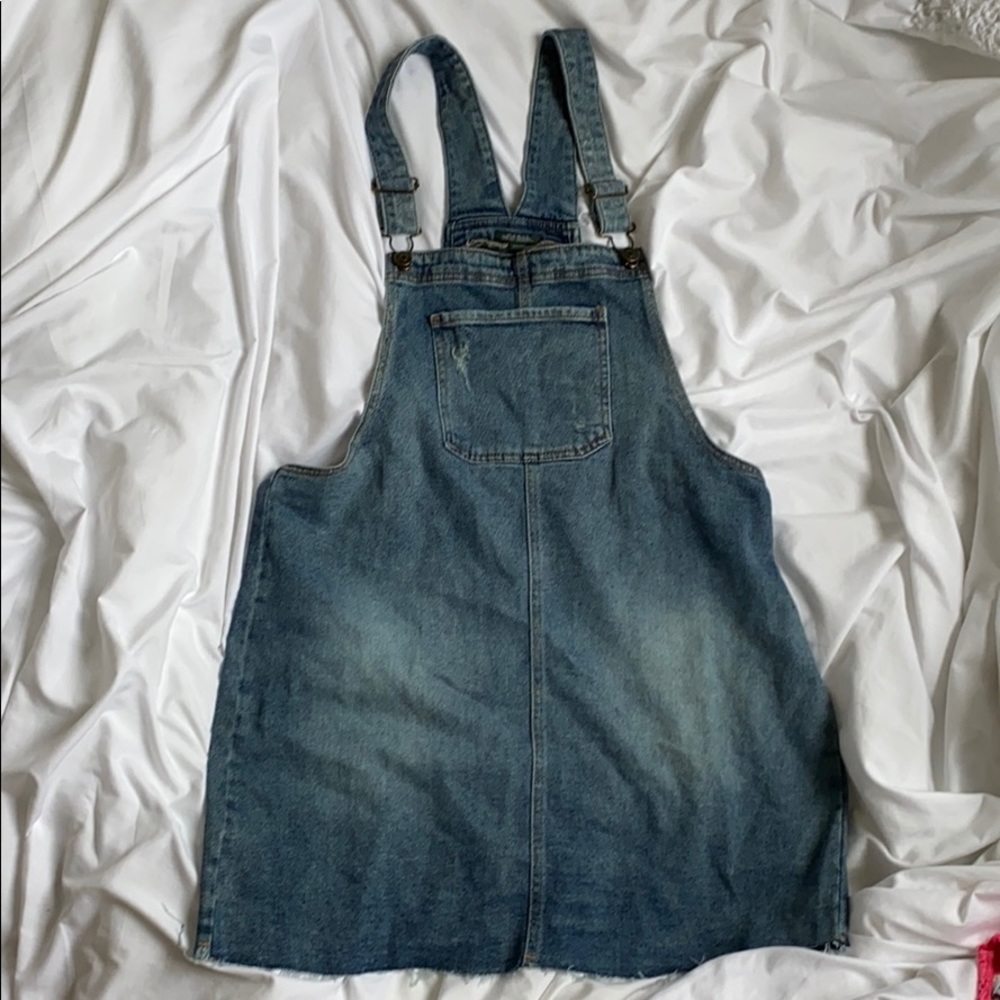 Target denim overall dress